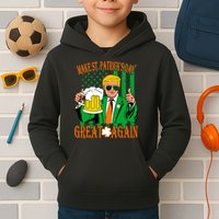 Irish Trump - Make St. Patrick's Day Great Again Kids Hoodie