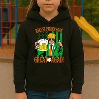 Irish Trump - Make St. Patrick's Day Great Again Kids Hoodie