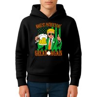 Irish Trump - Make St. Patrick's Day Great Again Kids Hoodie