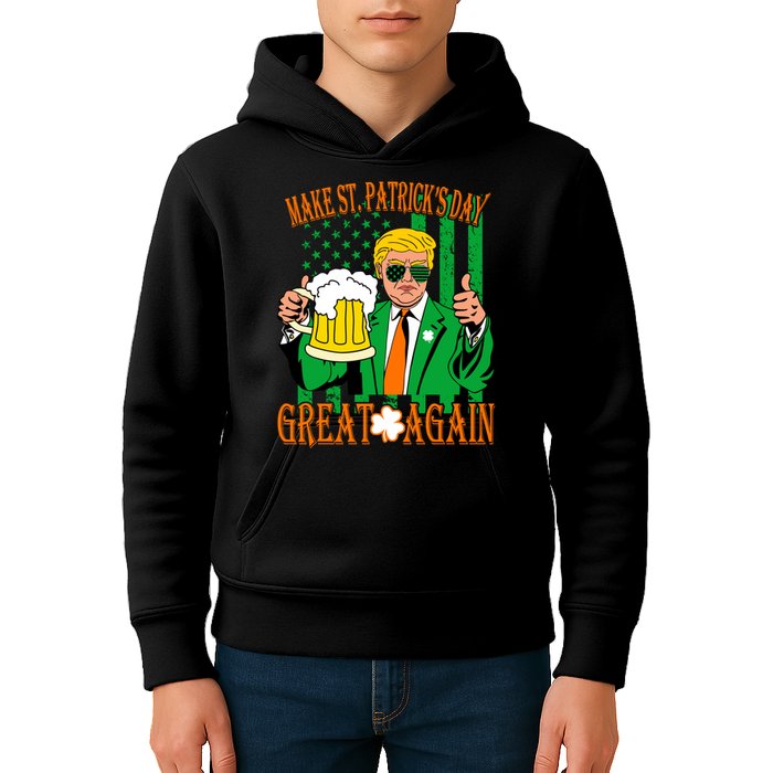 Irish Trump - Make St. Patrick's Day Great Again Kids Hoodie