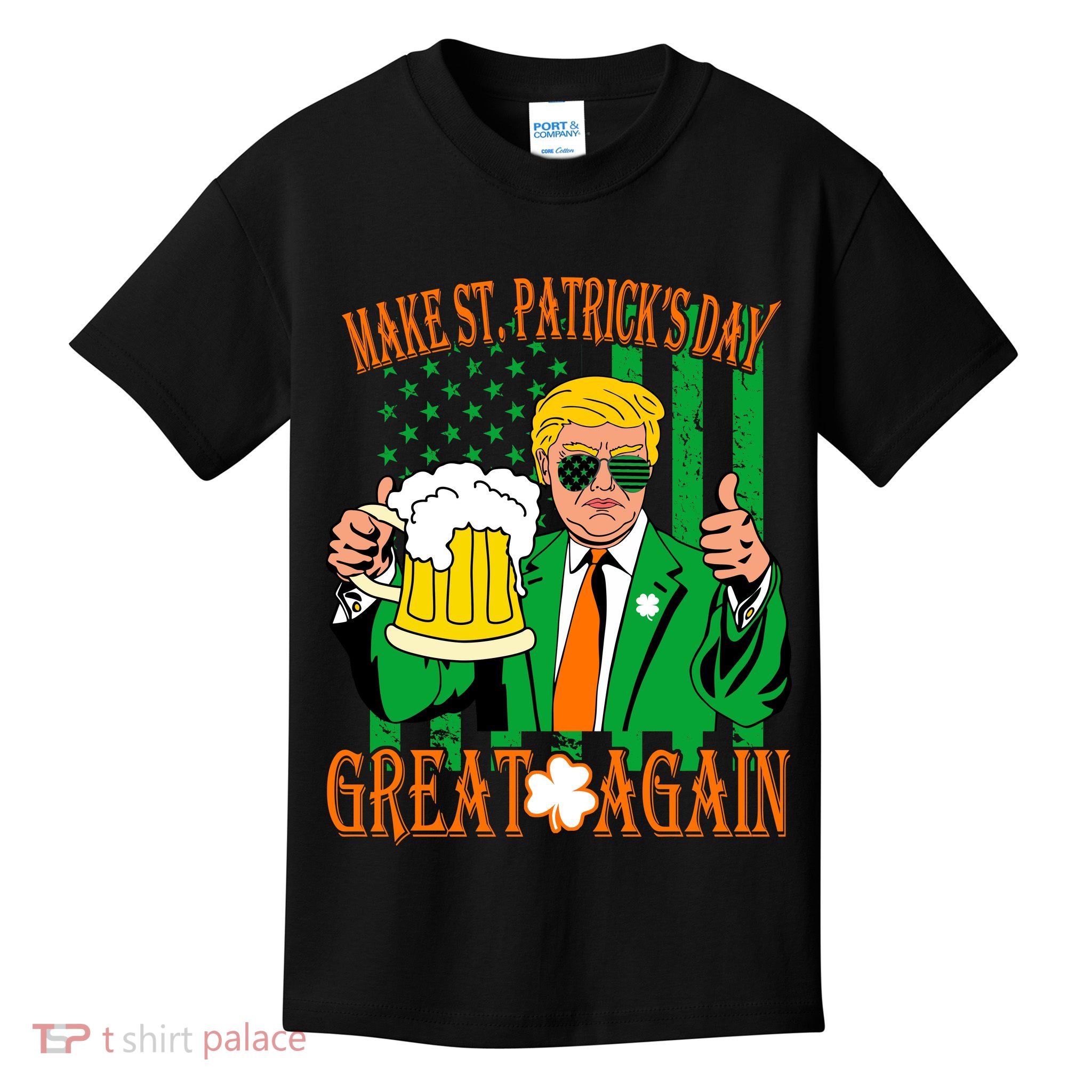 Irish Trump - Make St. Patrick's Day Great Again Kids T-Shirt