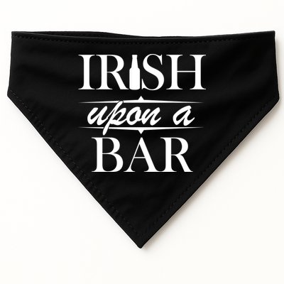 Irish Upon A Bar St Patricks Day USA-Made Doggie Bandana