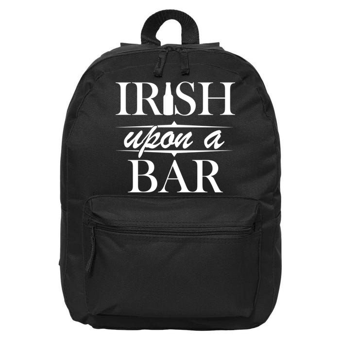 Irish Upon A Bar St Patricks Day 16 in Basic Backpack