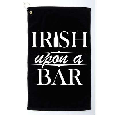 Irish Upon A Bar St Patricks Day Platinum Collection Golf Towel