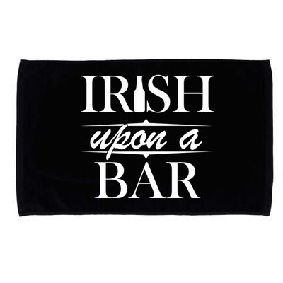 Irish Upon A Bar St Patricks Day Microfiber Hand Towel