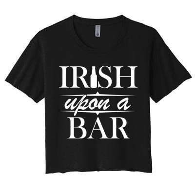 Irish Upon A Bar St Patricks Day Crop Top