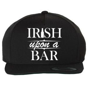 Irish Upon A Bar St Patricks Day Wool Snapback Cap