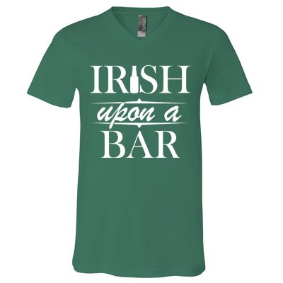 Irish Upon A Bar St Patricks Day V-Neck T-Shirt