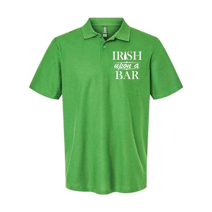 Irish Upon A Bar St Patricks Day Softstyle Adult Sport Polo