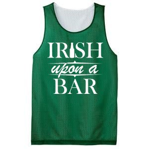 Irish Upon A Bar St Patricks Day Mesh Reversible Basketball Jersey Tank