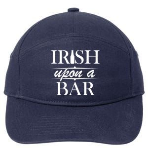 Irish Upon A Bar St Patricks Day 7-Panel Snapback Hat