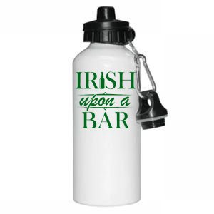 Irish Upon A Bar St Patricks Day Aluminum Water Bottle