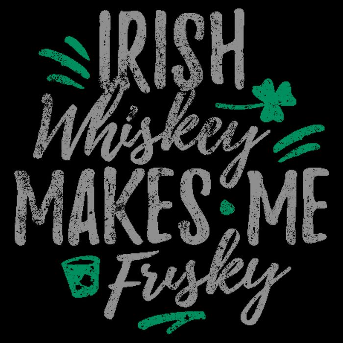 Irish Whiskey Makes Me Frisky Funny Youth Performance Sprint T-Shirt