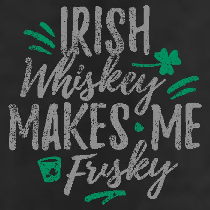 Irish Whiskey Makes Me Frisky Funny 25L Jumbo Tote