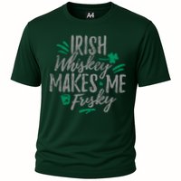 Irish Whiskey Makes Me Frisky Funny Cooling Performance Crew T-Shirt