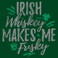Irish Whiskey Makes Me Frisky Funny Cooling Performance Crew T-Shirt