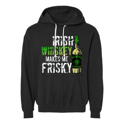 Irish Whisky Makes Me Frisky Garment-Dyed Fleece Hoodie