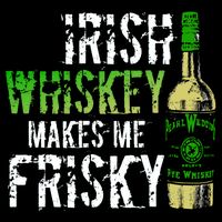 Irish Whisky Makes Me Frisky 16 in Basic Backpack