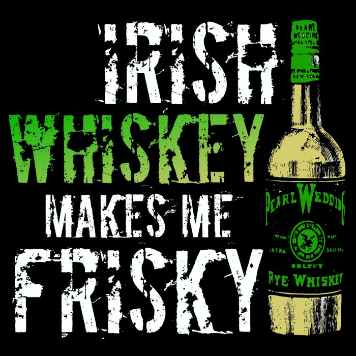 Irish Whisky Makes Me Frisky 16 in Basic Backpack