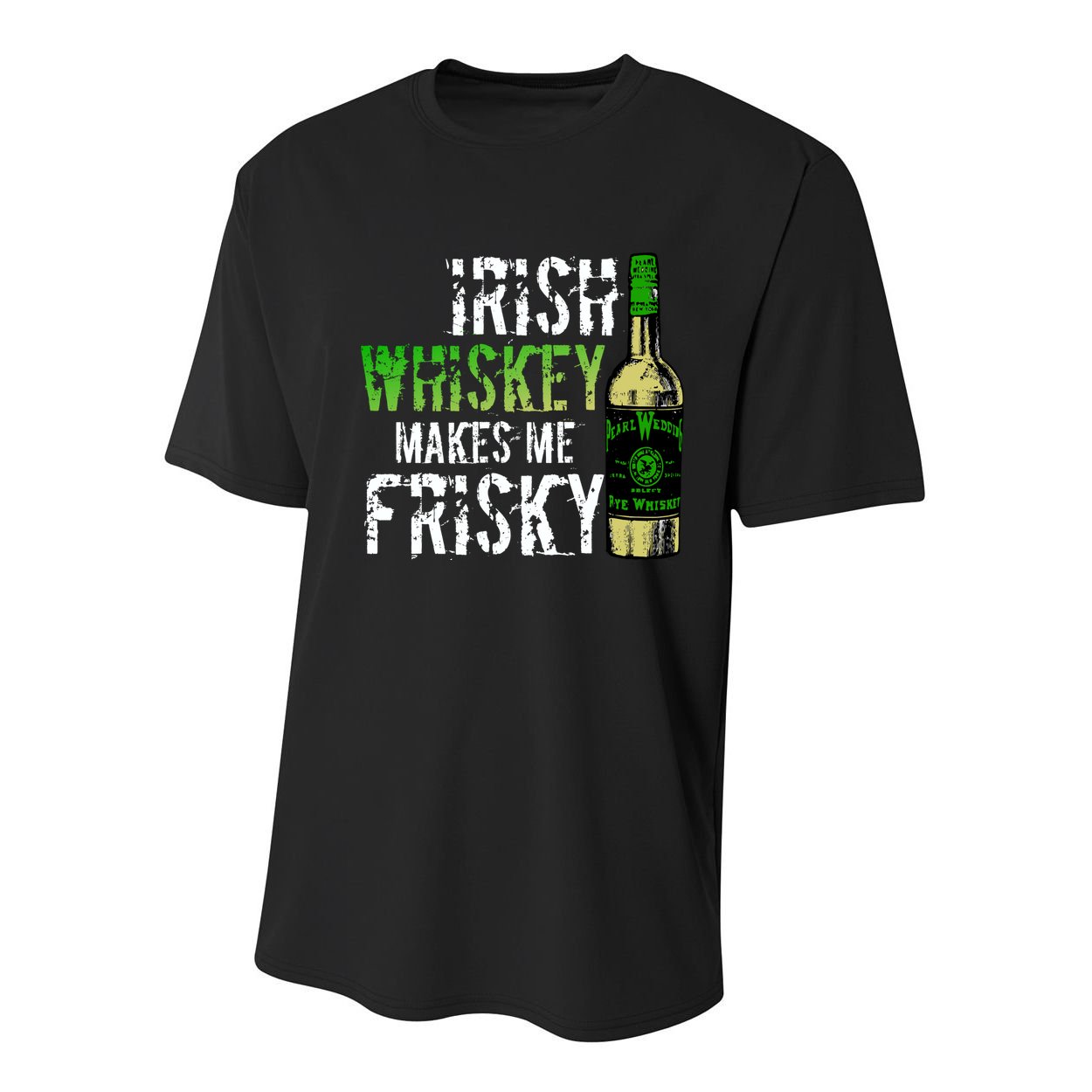 Irish Whisky Makes Me Frisky Youth Performance Sprint T-Shirt