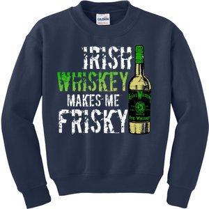 Irish Whisky Makes Me Frisky Kids Sweatshirt