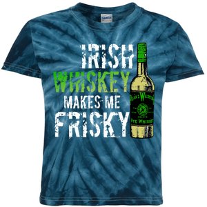 Irish Whisky Makes Me Frisky Kids Tie-Dye T-Shirt