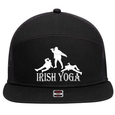 Irish Yoga 7 Panel Mesh Trucker Snapback Hat