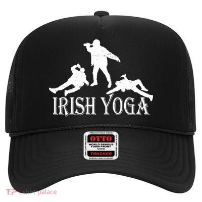 Irish Yoga High Crown Mesh Back Trucker Hat