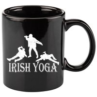 Irish Yoga 11oz C Handle Ceramic Mug