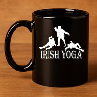 Irish Yoga 11oz C Handle Ceramic Mug