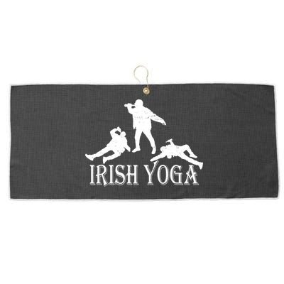 Irish Yoga Large Microfiber Waffle Golf Towel