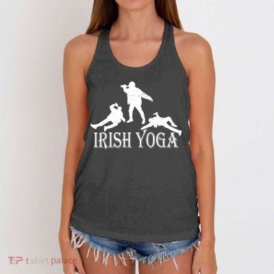 Irish Yoga Women's Knotted Racerback Tank