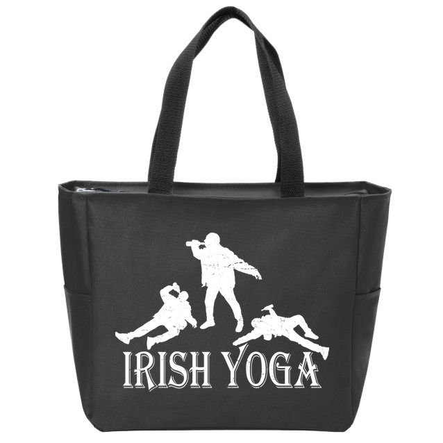 Irish Yoga Zip Tote Bag