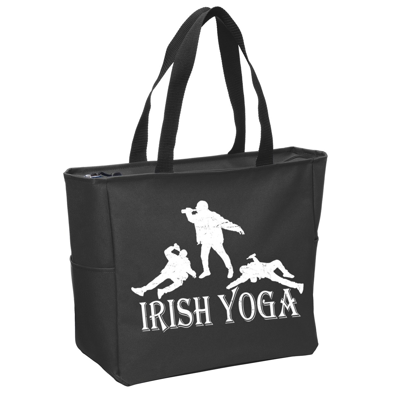 Irish Yoga Zip Tote Bag