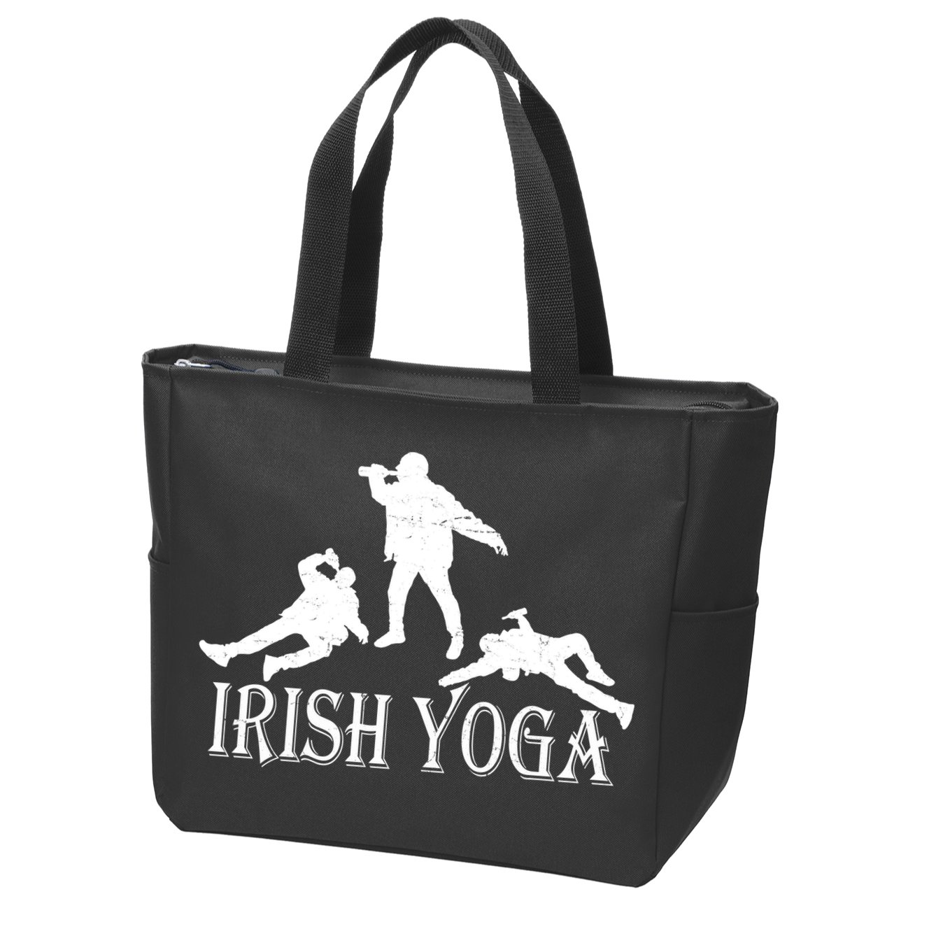 Irish Yoga Zip Tote Bag