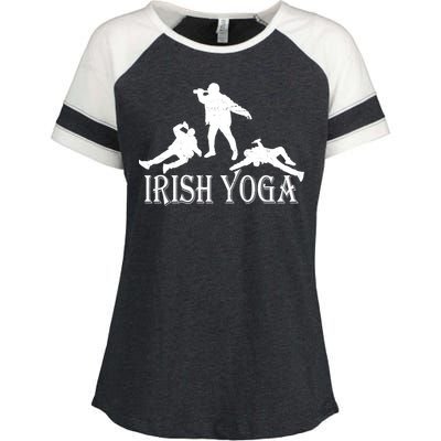 Irish Yoga Enza Ladies Jersey Colorblock Tee