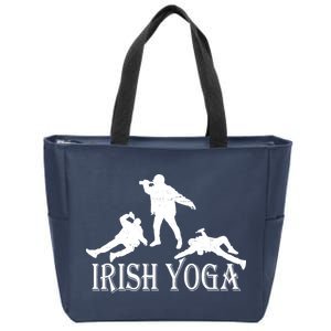 Irish Yoga Zip Tote Bag