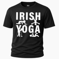 Irish Yoga Funny St. Patrick's Day Cooling Performance Crew T-Shirt