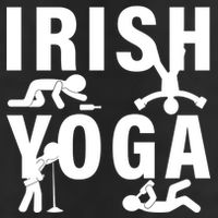 Irish Yoga Funny St. Patrick's Day Adult Drive Performance Visor
