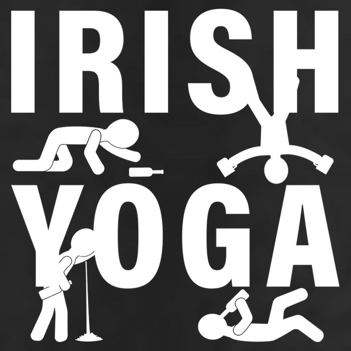 Irish Yoga Funny St. Patrick's Day Adult Drive Performance Visor
