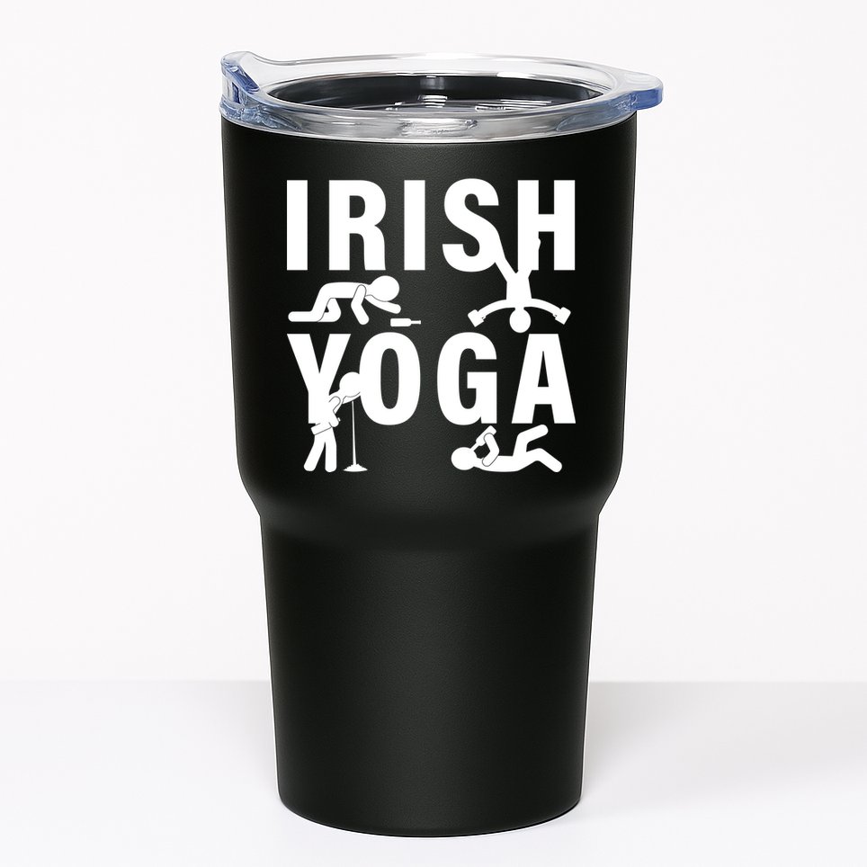 Irish Yoga Funny St. Patrick's Day Tumbler
