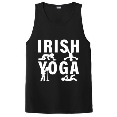Irish Yoga Funny St. Patrick's Day PosiCharge Competitor Tank