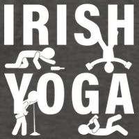 Irish Yoga Funny St. Patrick's Day Vector Backpack