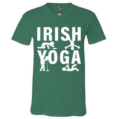 Irish Yoga Funny St. Patrick's Day V-Neck T-Shirt