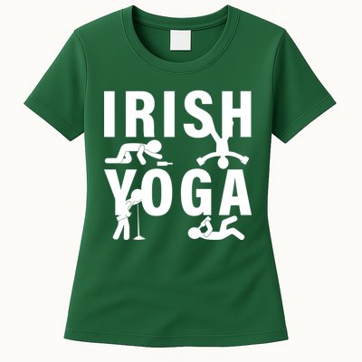 Irish Yoga Funny St. Patrick's Day Womens T-Shirt