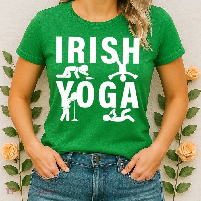 Irish Yoga Funny St. Patrick's Day Womens T-Shirt