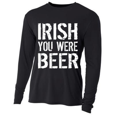 Irish You Were Beer St. Patrick's Day Cooling Performance Long Sleeve Crew