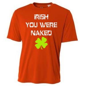 Irish You Were Naked St. Patricks Day Cooling Performance Crew T-Shirt