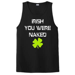 Irish You Were Naked St. Patricks Day PosiCharge Competitor Tank