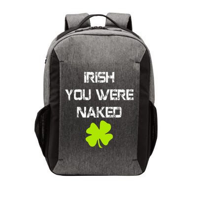 Irish You Were Naked St. Patricks Day Vector Backpack